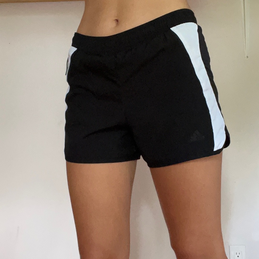 Black athletic shorts